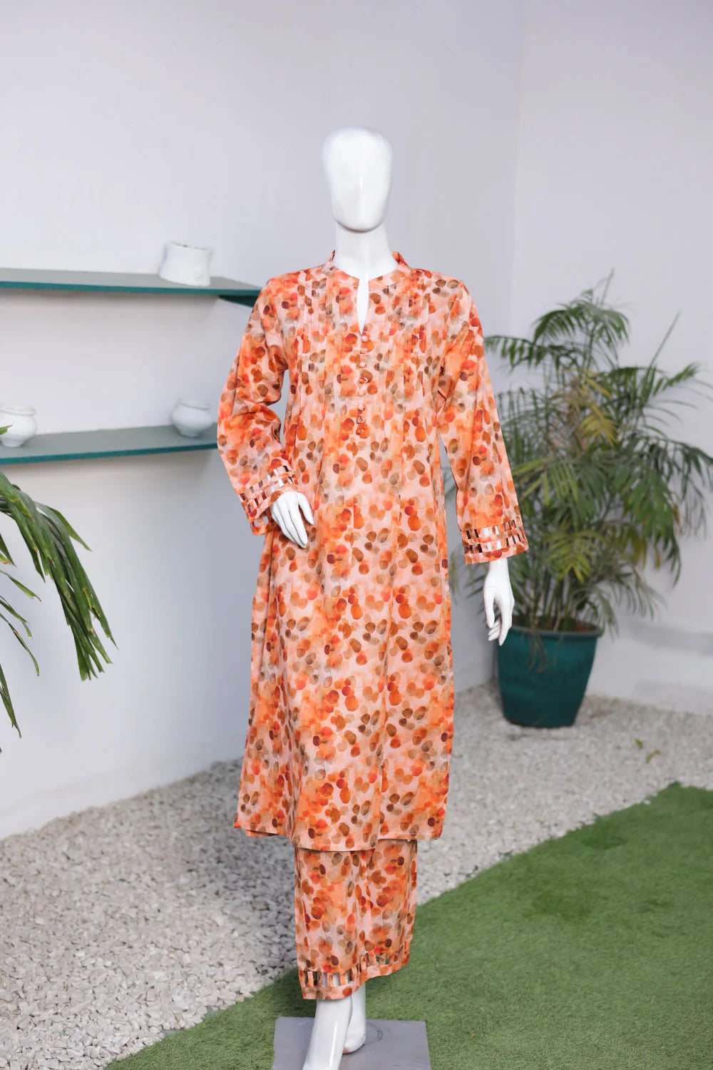2 PIECE PRINTED LAWN SUIT