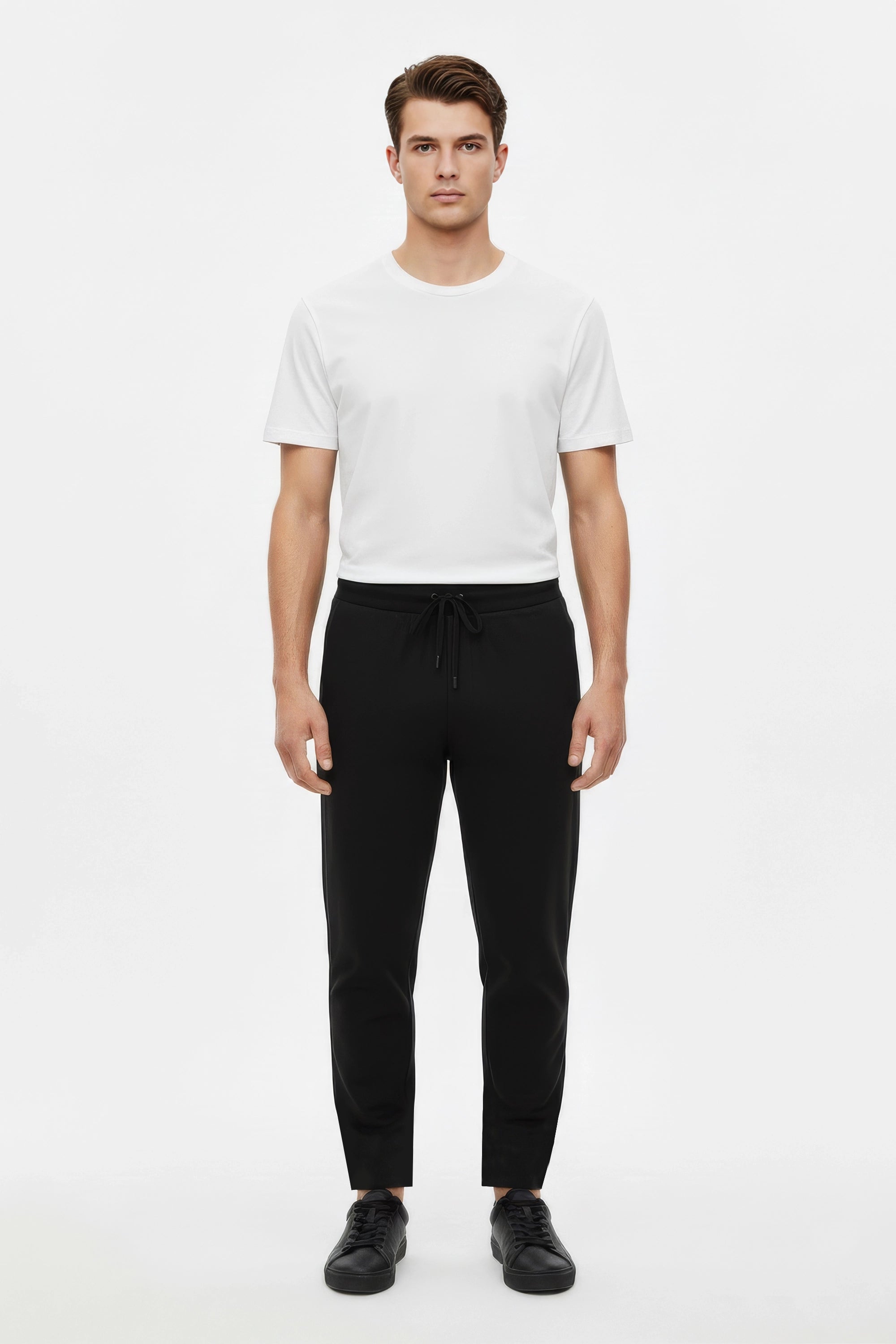 Men Branded Pajama - Black