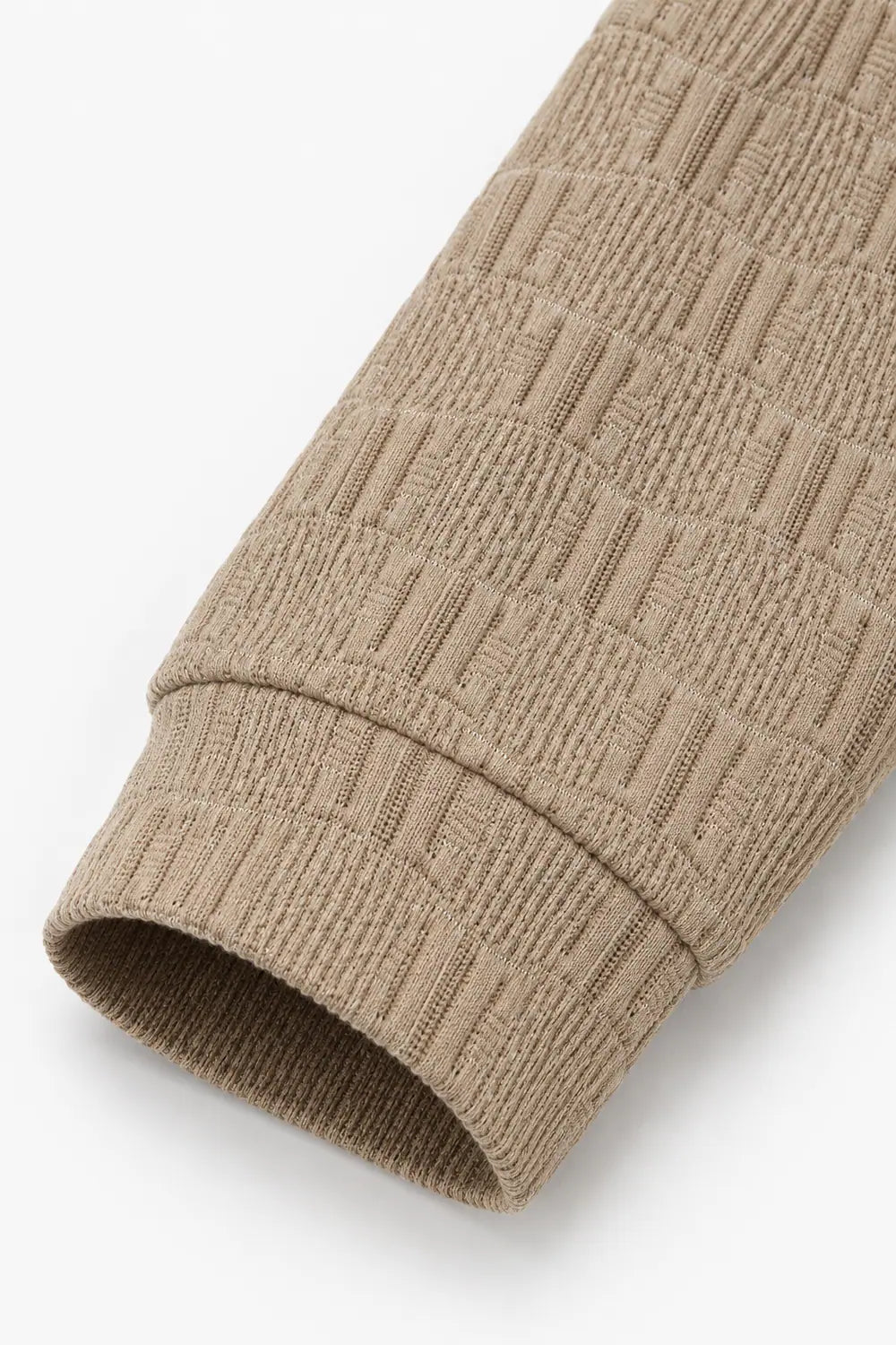 Textured Knit Sweatshirt