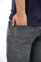 Man Old Navy Straight Fit Denim Jeans - D/Grey