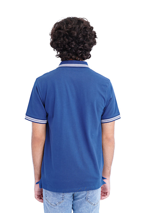 Jacquard Collar Polo