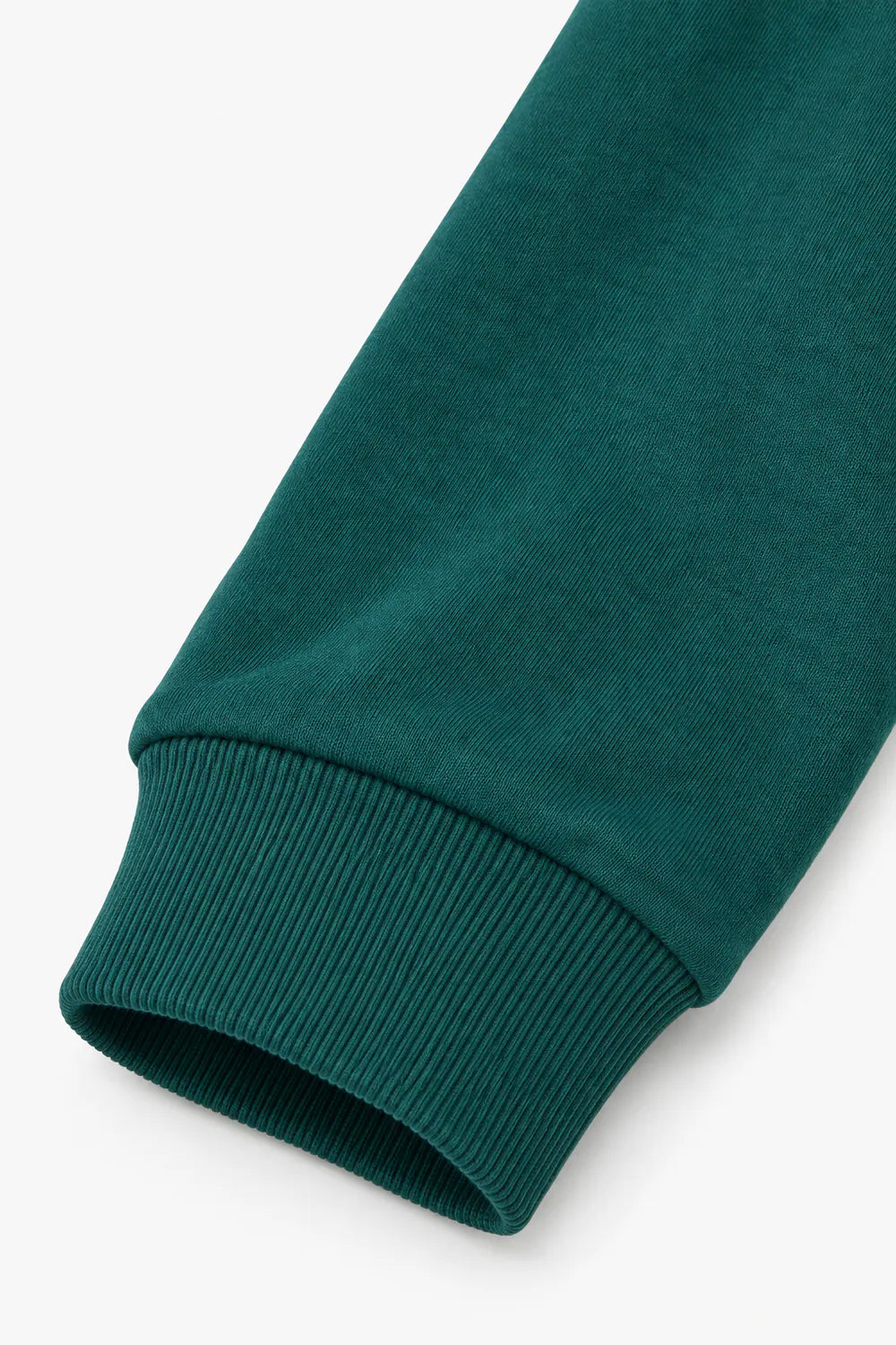 Men Branded Hoodie Zipper - D/Green