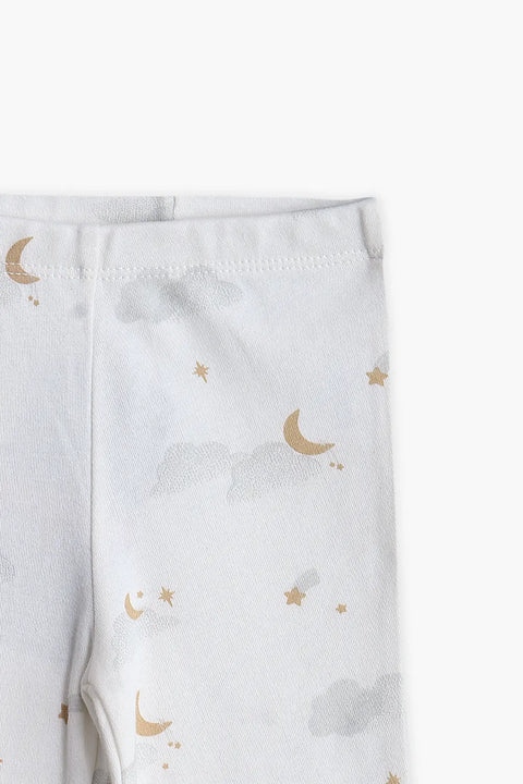 Girls Branded Trouser - White