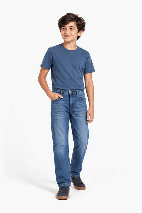 Straight Fit Denim Pant