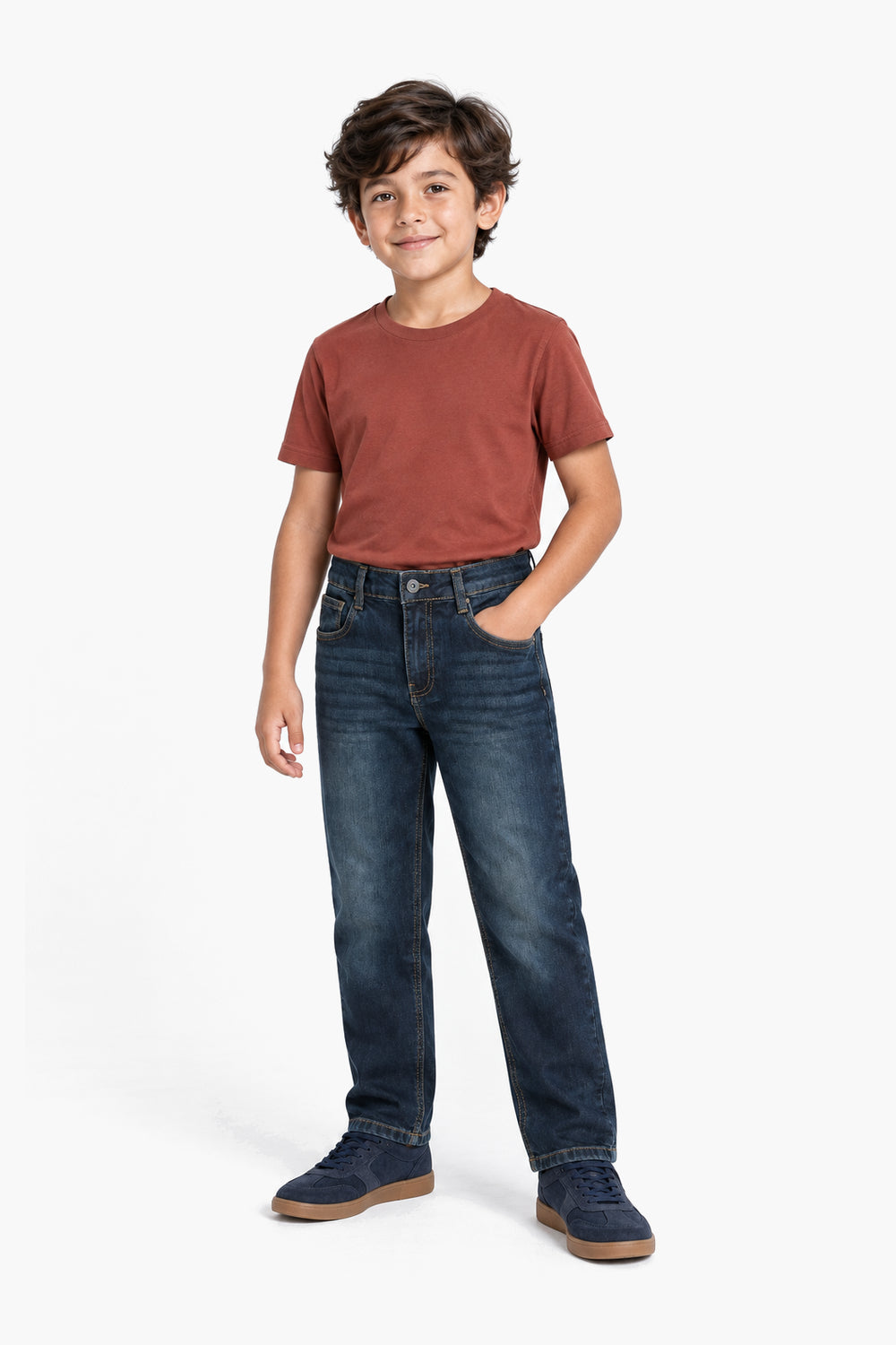 Straight Fit Denim Pant