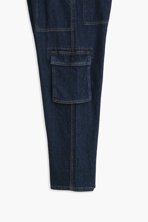 DENIM CARGO PANT