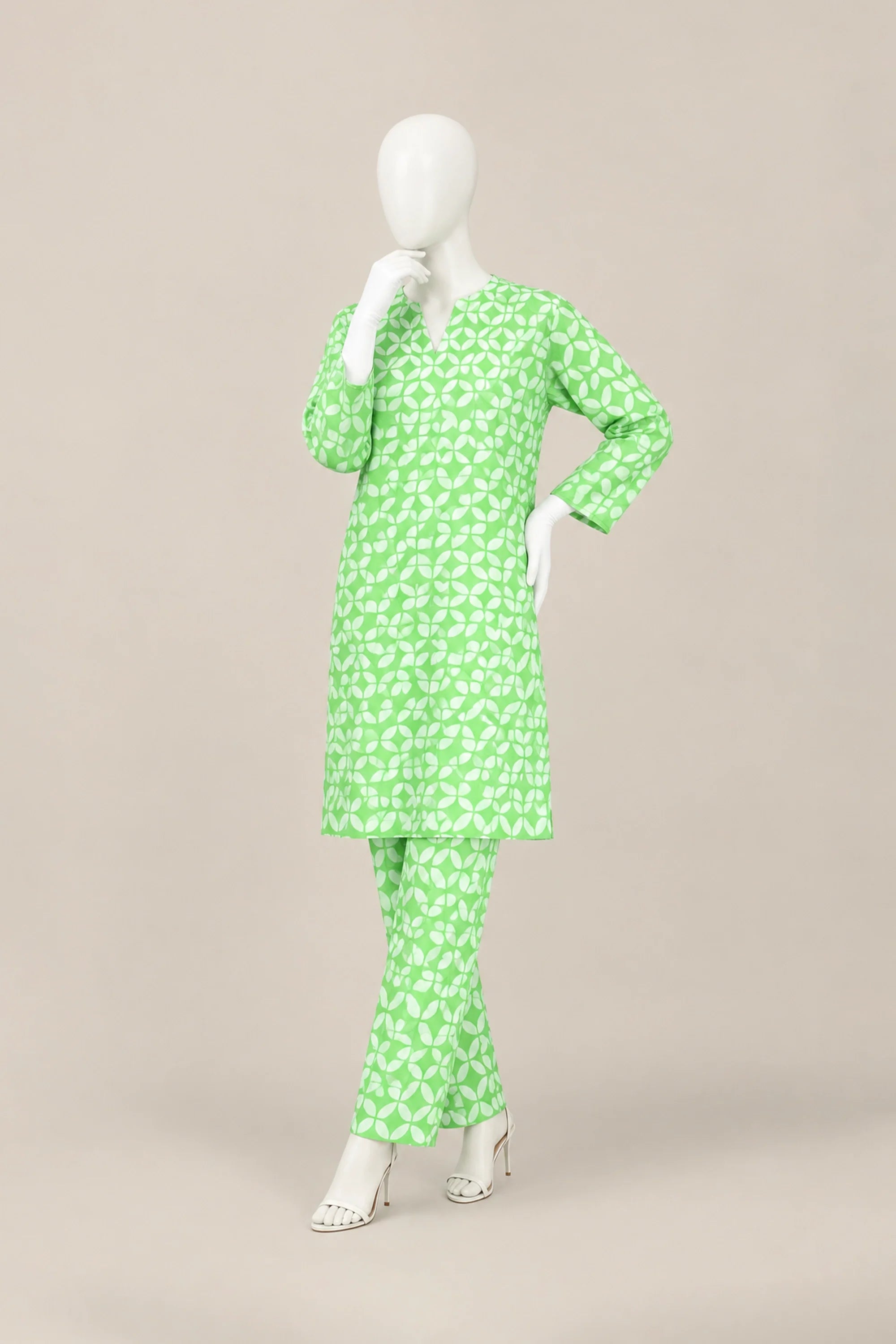 PRINTED LAWN SUIT