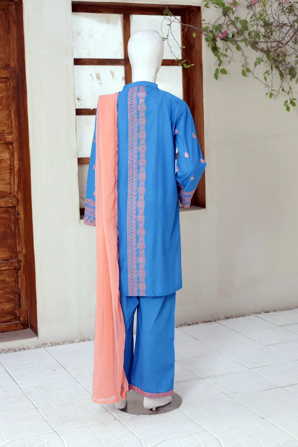 3 PIECE CAMBRIC EMB SUITS