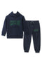 Boys Graphic Jogger Suit F/S - Navy