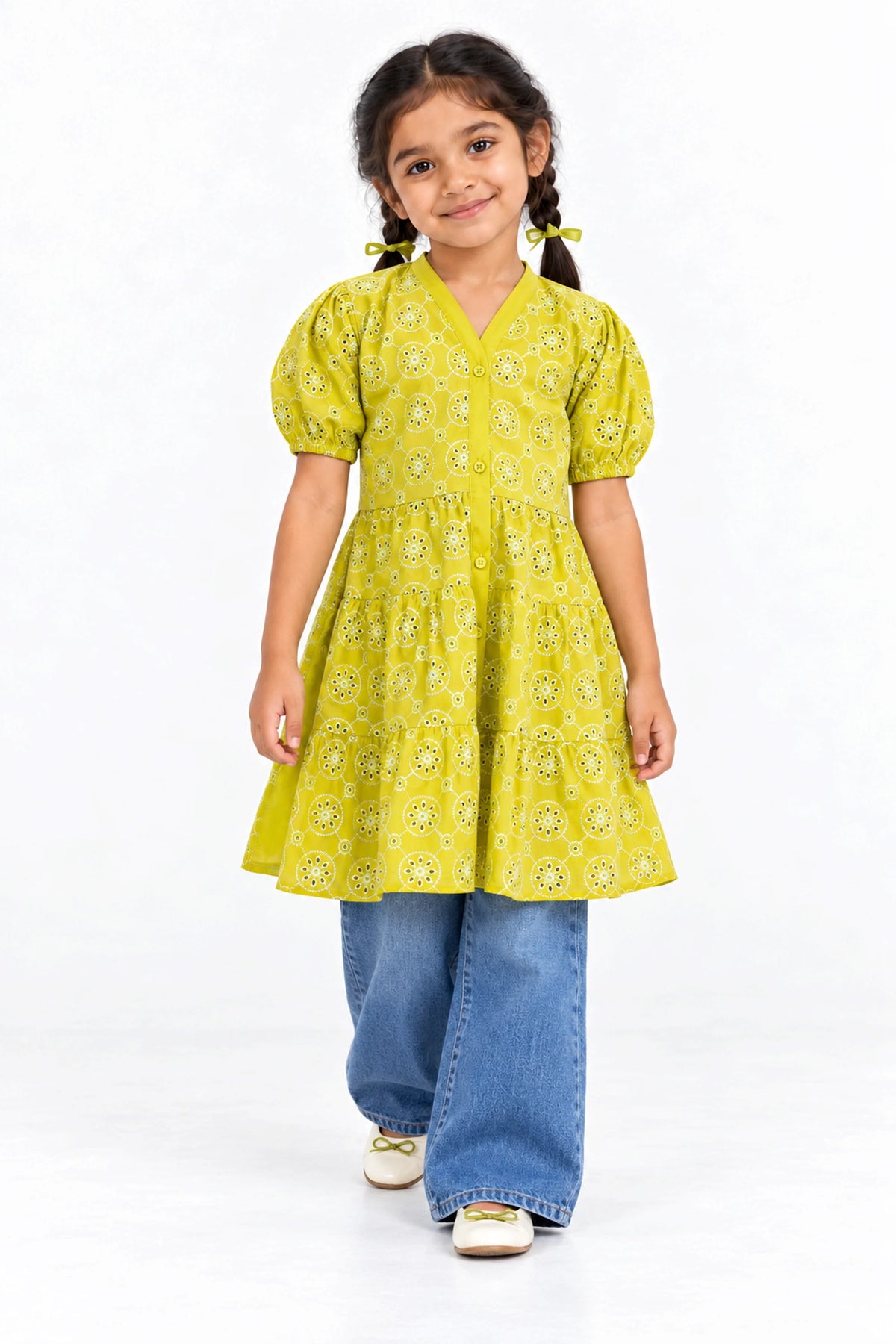 EMB LAWN FROCK