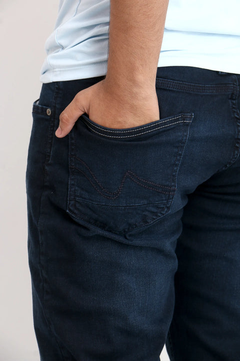 Man Petrol Denim Jeans - D/Blue