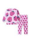 Girls Zara Graphic Jogger suit - L/Purple