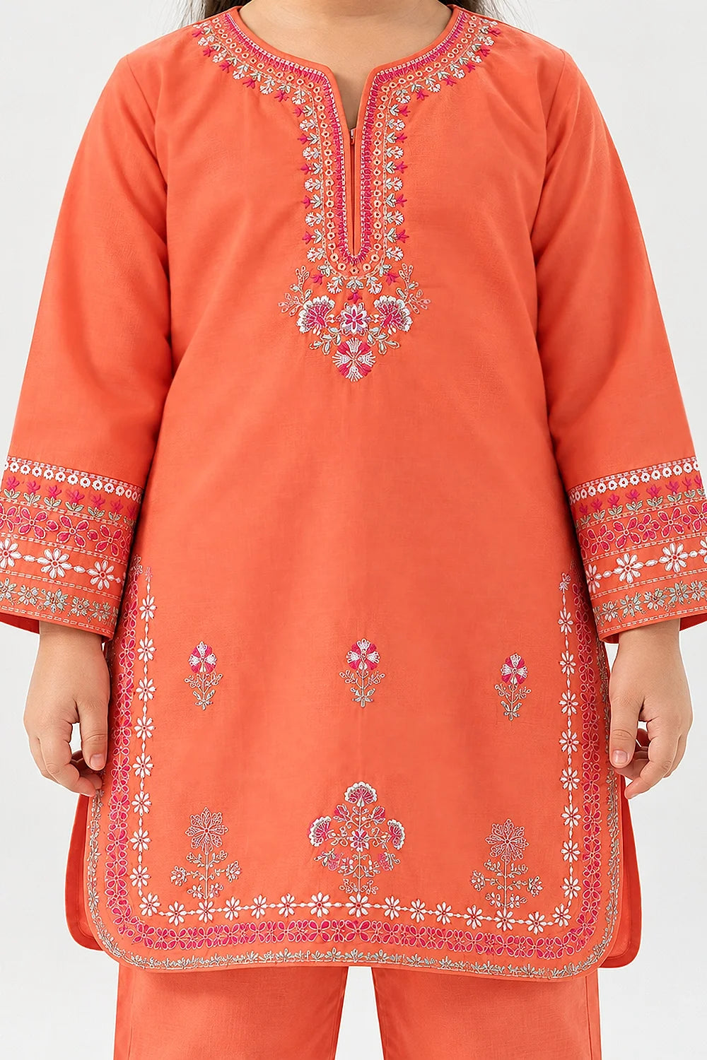 2 PIECE EMB LAWN SUIT