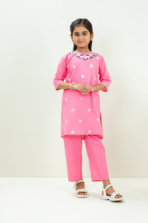 2 PIECE EMB LAWN SUIT