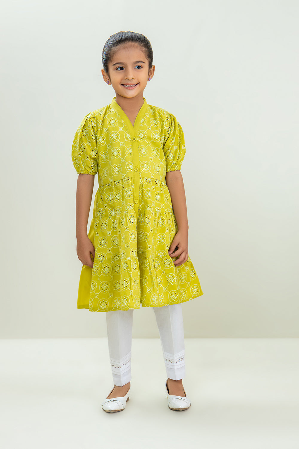 EMB LAWN FROCK