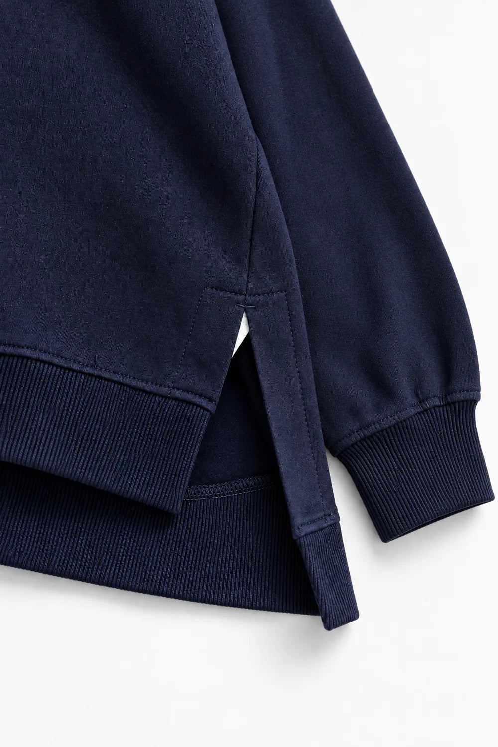 Women Branded Fleece Sweatshirt - N/Blue