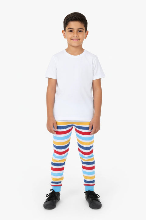Boys Branded Trouser - Multi