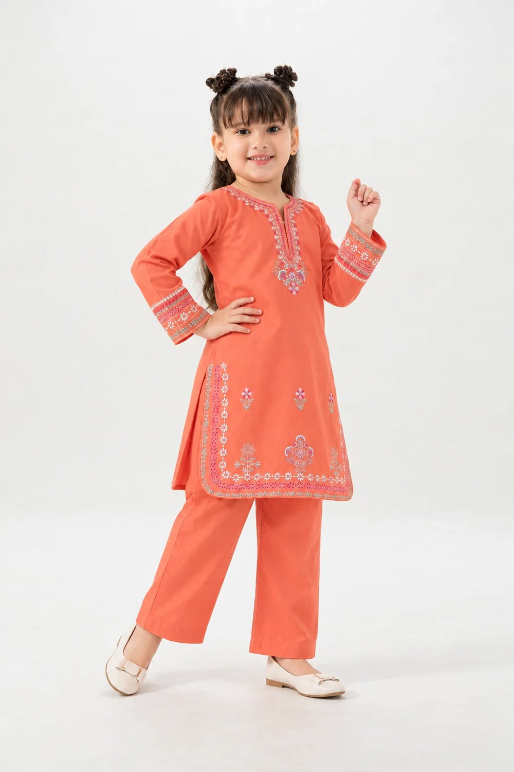 2 PIECE EMB LAWN SUIT