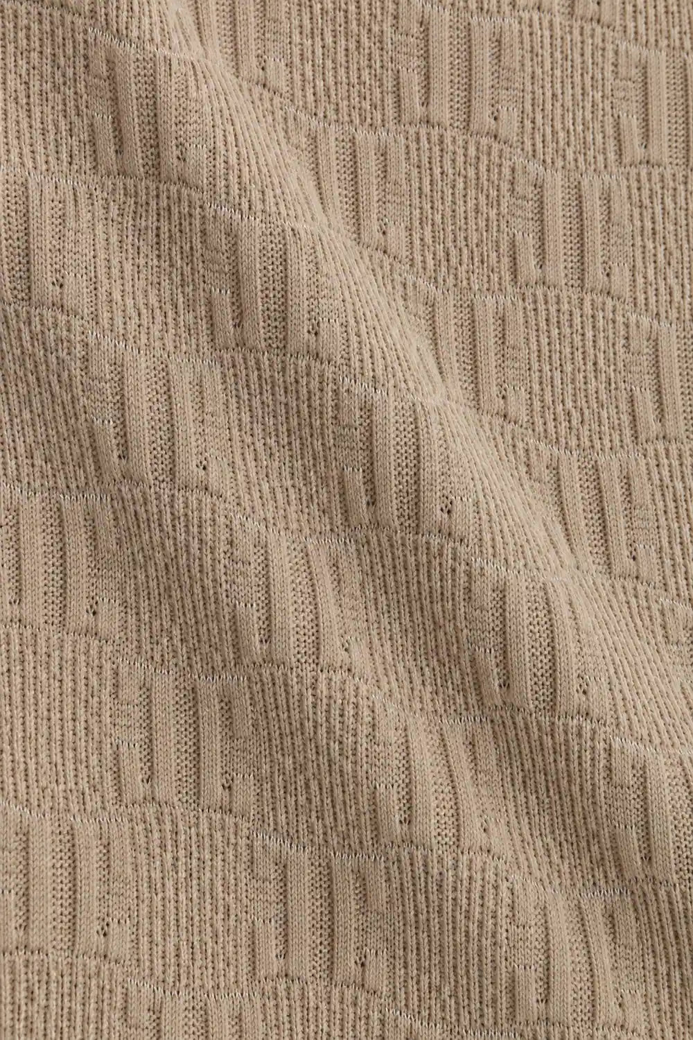 Textured Knit Sweatshirt