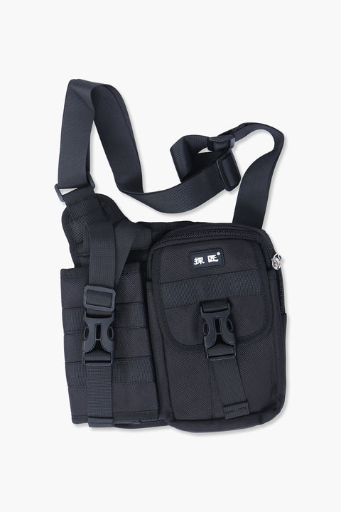 Crossbody Travel Backpack With Water Bottle Holder