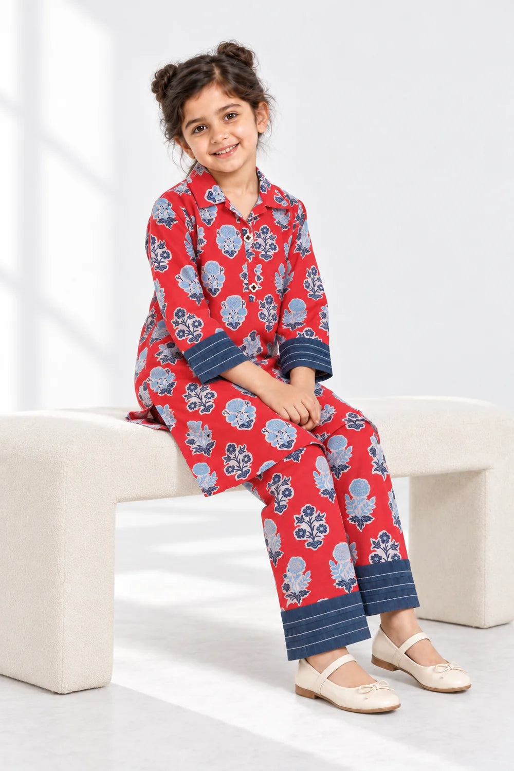 KHADDAR PRINTED SUIT