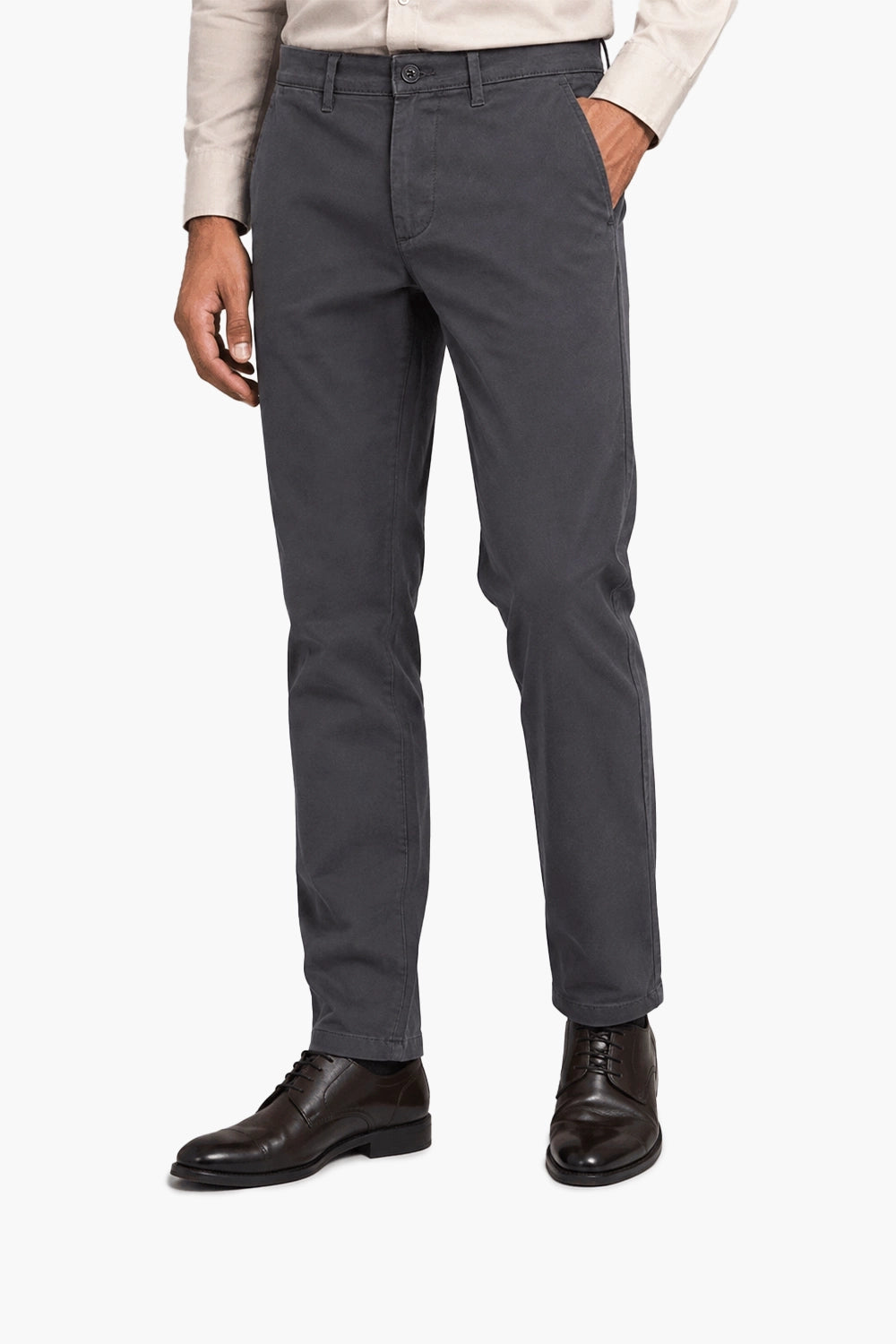 Men Branded Chino Pant - D/Grey