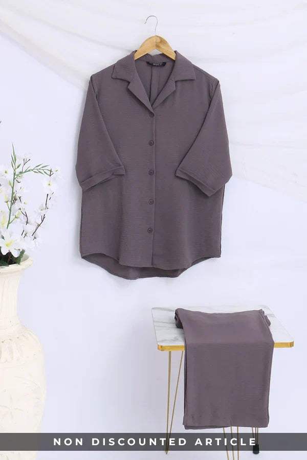2 PIECE CRINKLE CO-ORD SUIT