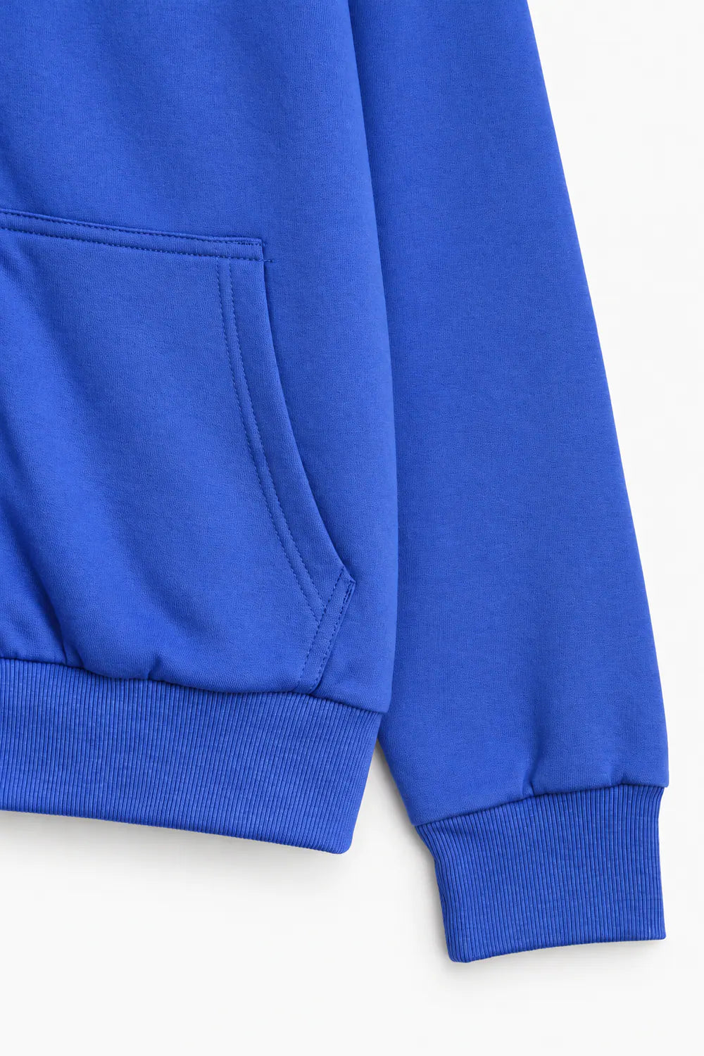 Men Branded Hoodie Zipper - R/Blue