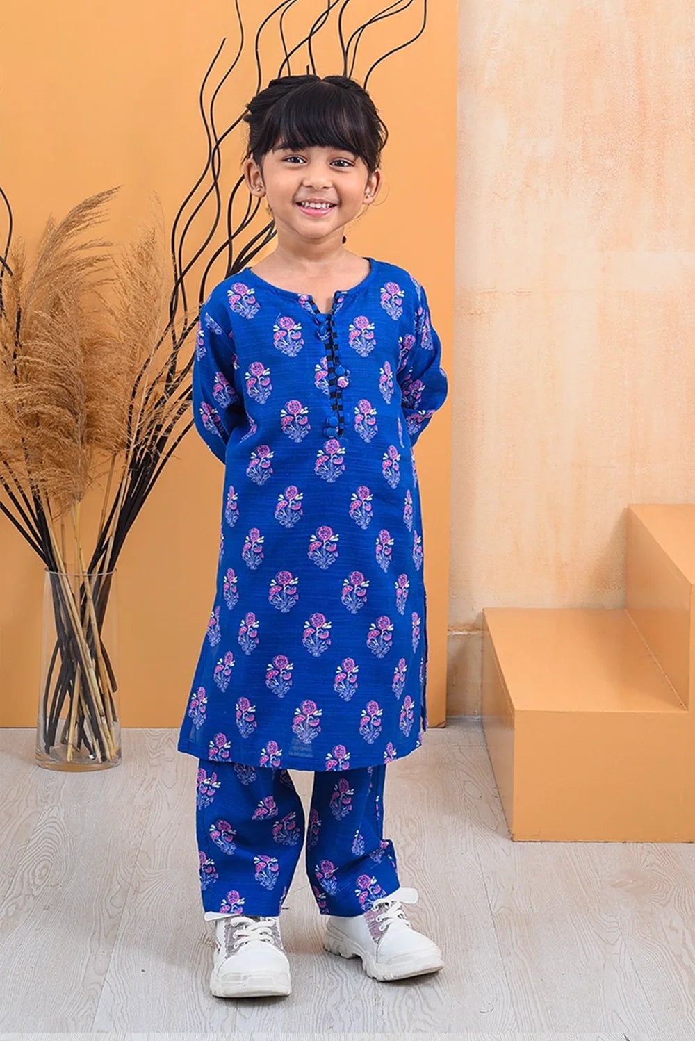 2 PIECE PRINTED KHADDAR SUIT