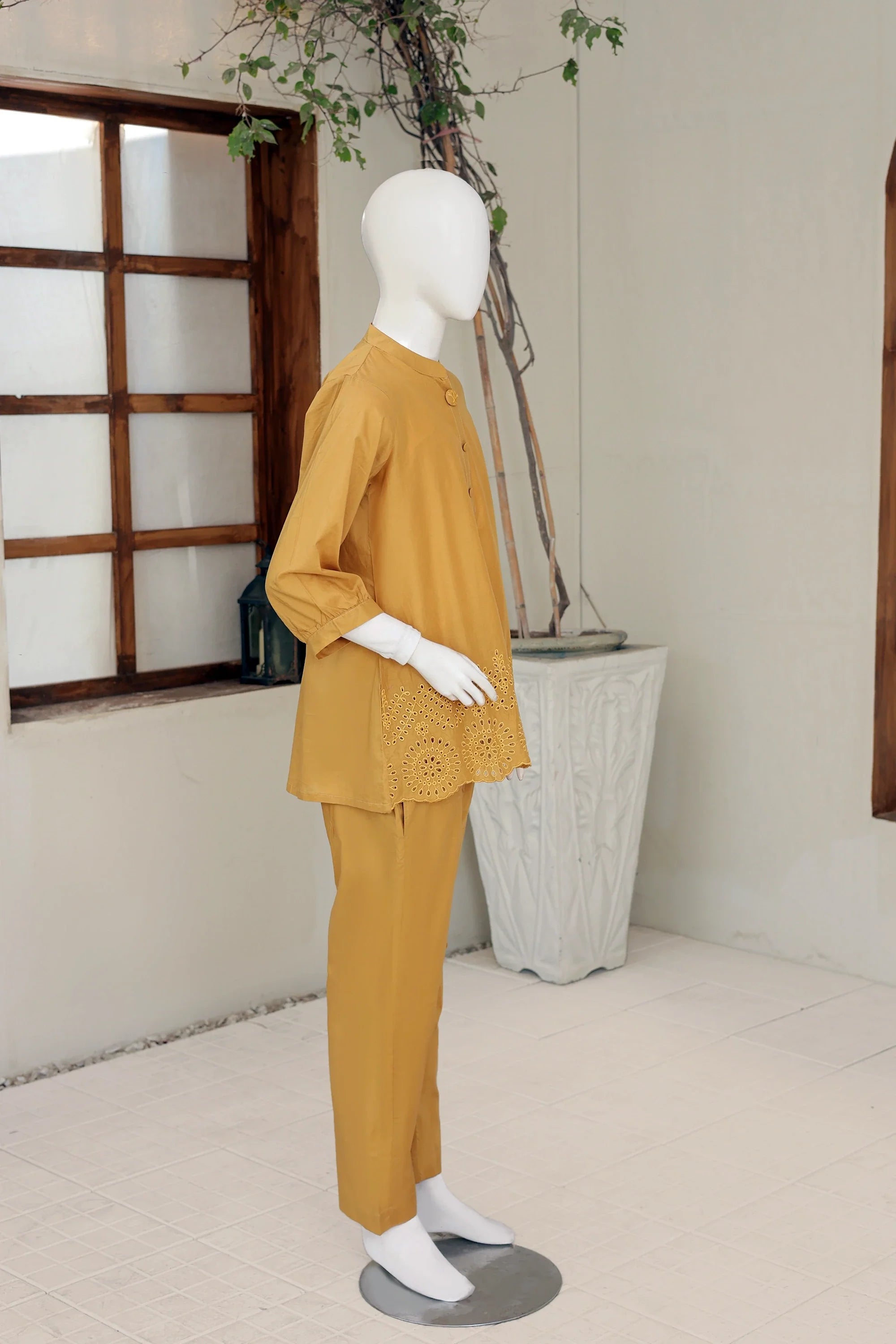 2 PIECE CAMBRIC FUSION SUIT