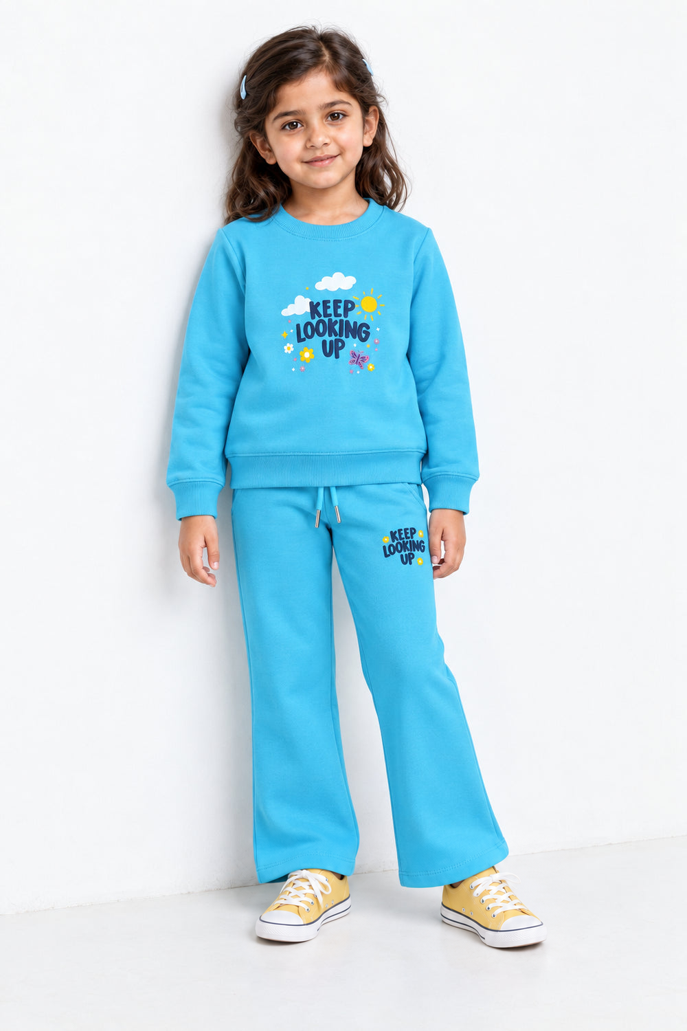 PRINTED FLEECE 2 PC SUIT