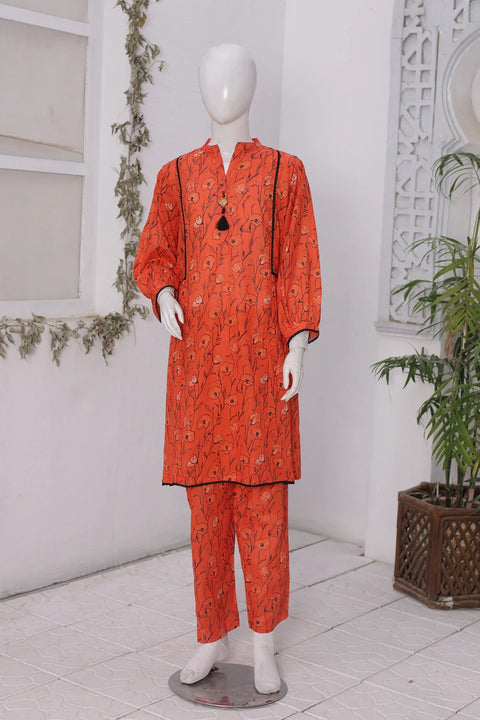 2 PIECE PRINTED LAWN SUIT