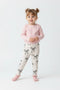 Girls Branded Graphic Legging - White