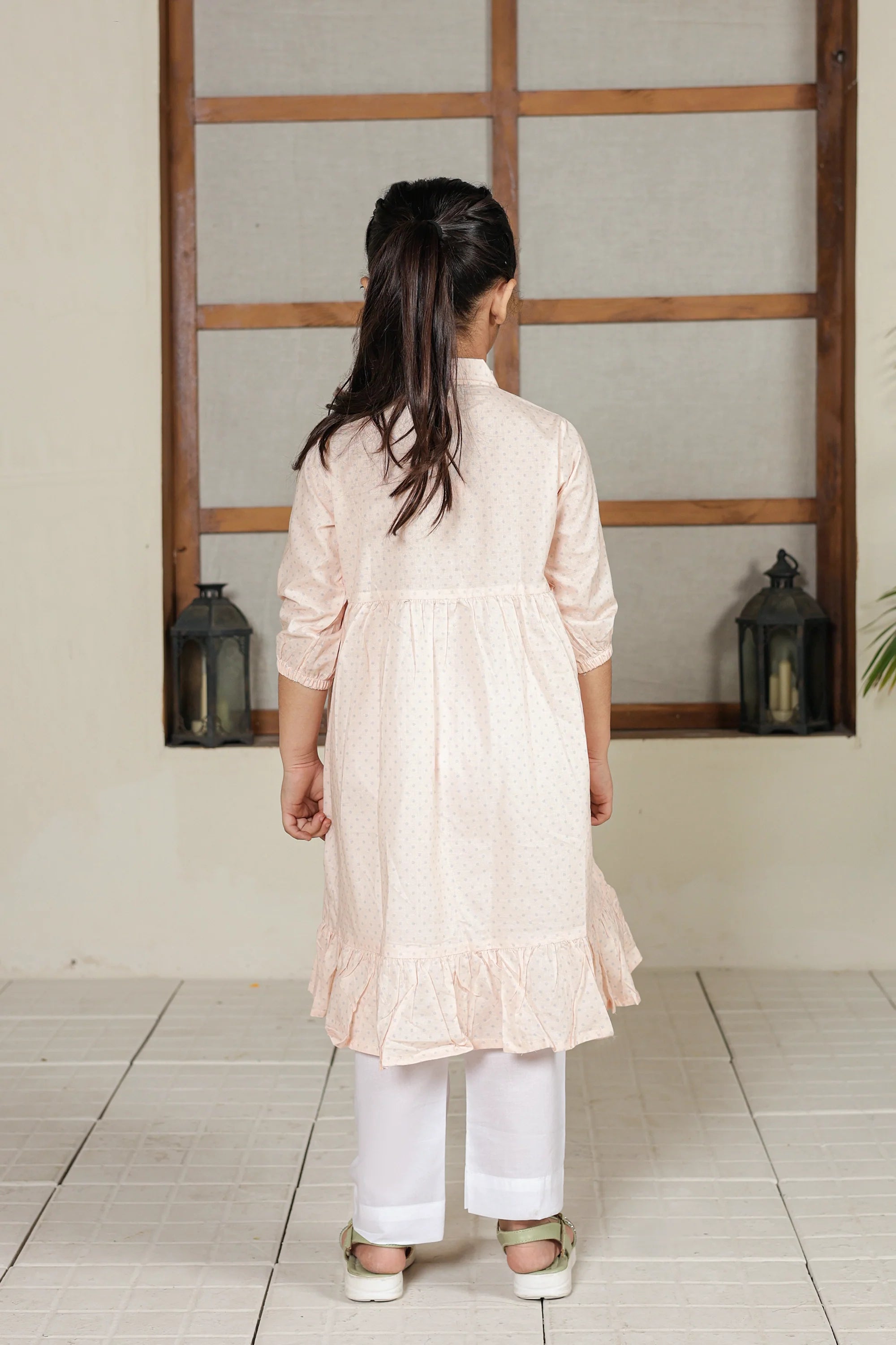 PRINTED LAWN FROCK