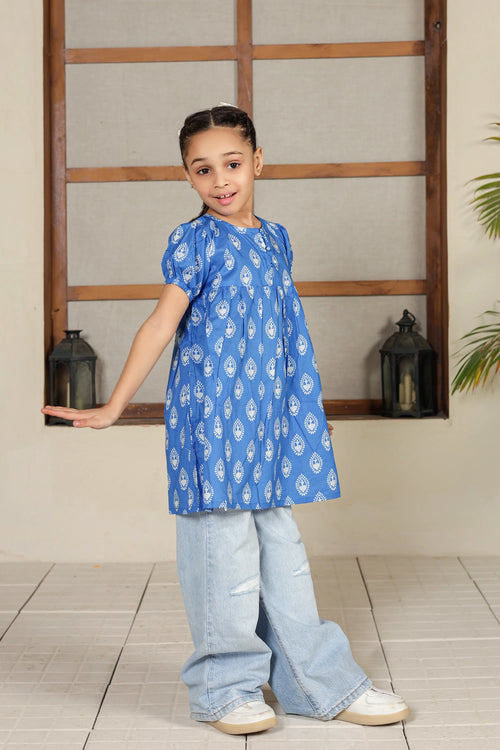 PRINTED LAWN FROCK