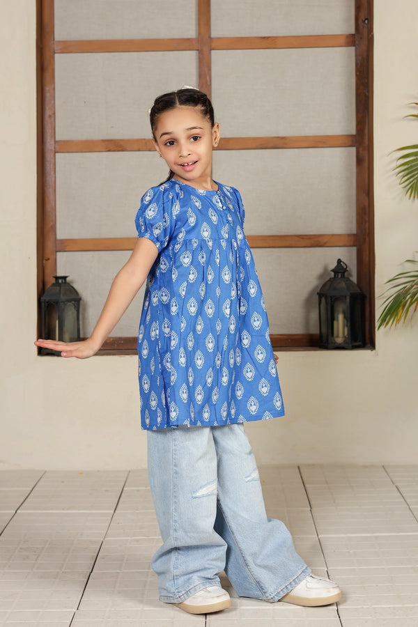 PRINTED LAWN FROCK