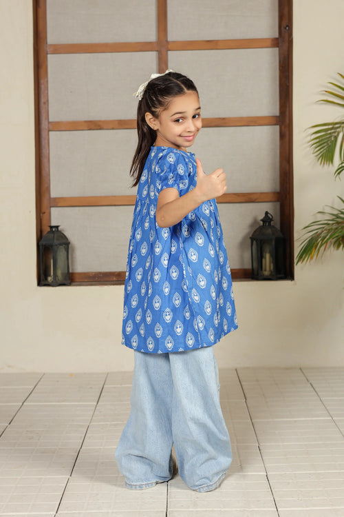 PRINTED LAWN FROCK