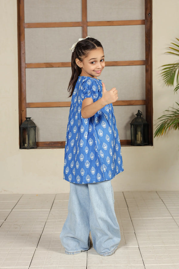 PRINTED LAWN FROCK