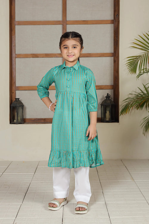 PRINTED LAWN FROCK