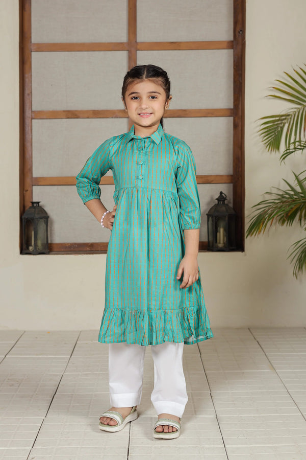 PRINTED LAWN FROCK