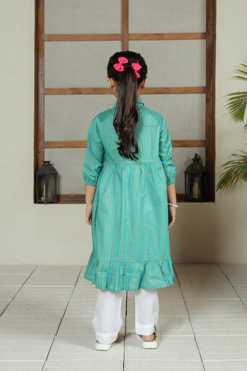 PRINTED LAWN FROCK