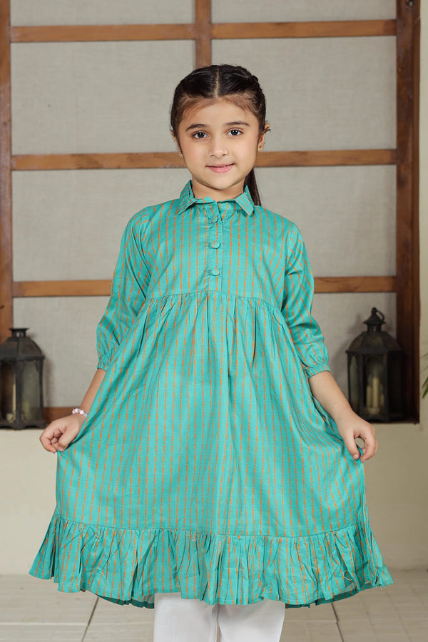 PRINTED LAWN FROCK