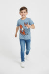 Boys Branded Graphic T-Shirt - Sea Green