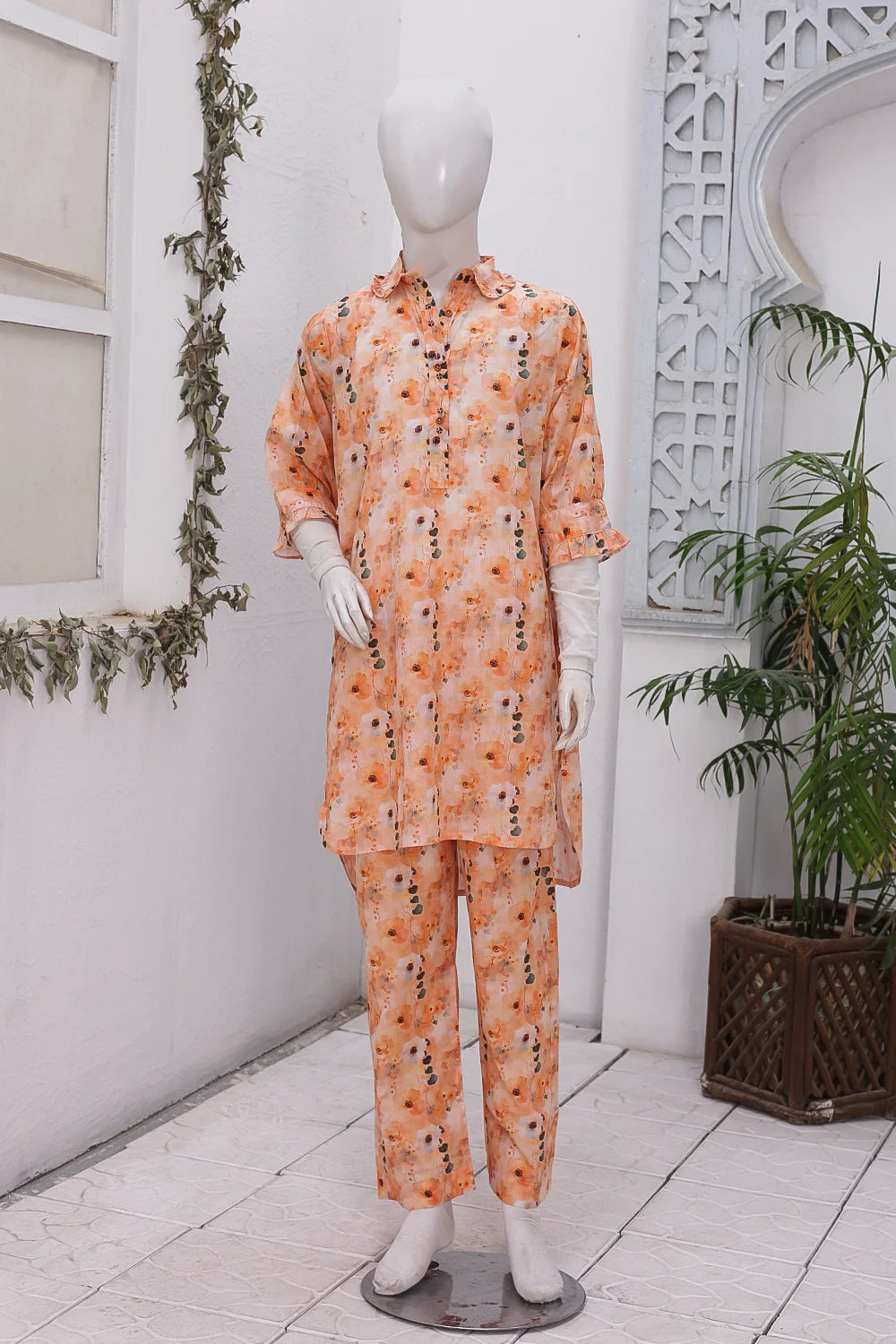 2 PIECE PRINTED LAWN SUIT