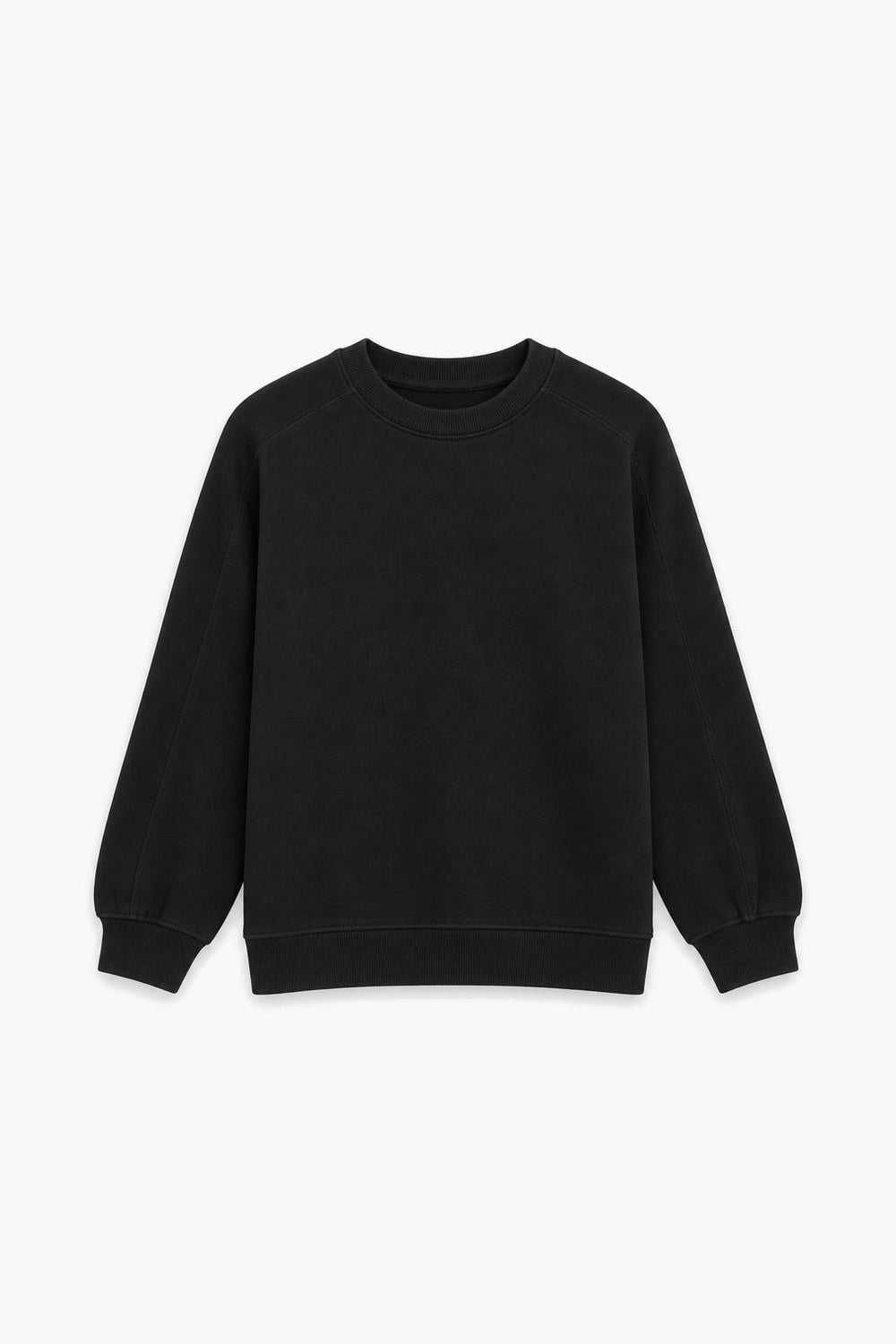 Women Branded Fleece Sweatshirt - Black