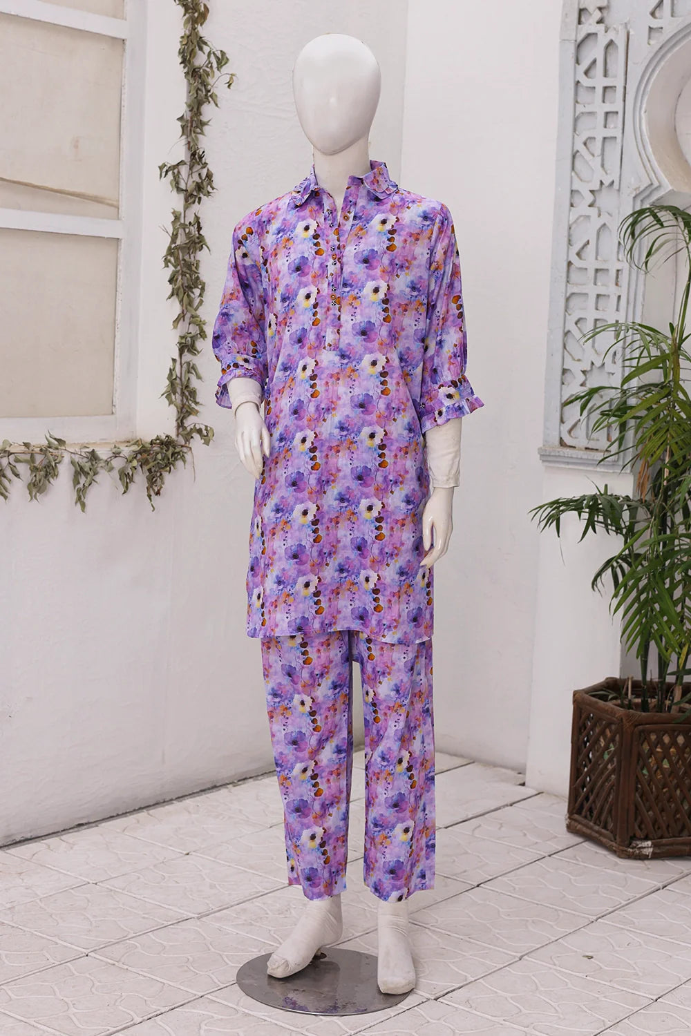 PRINTED LAWN SUIT