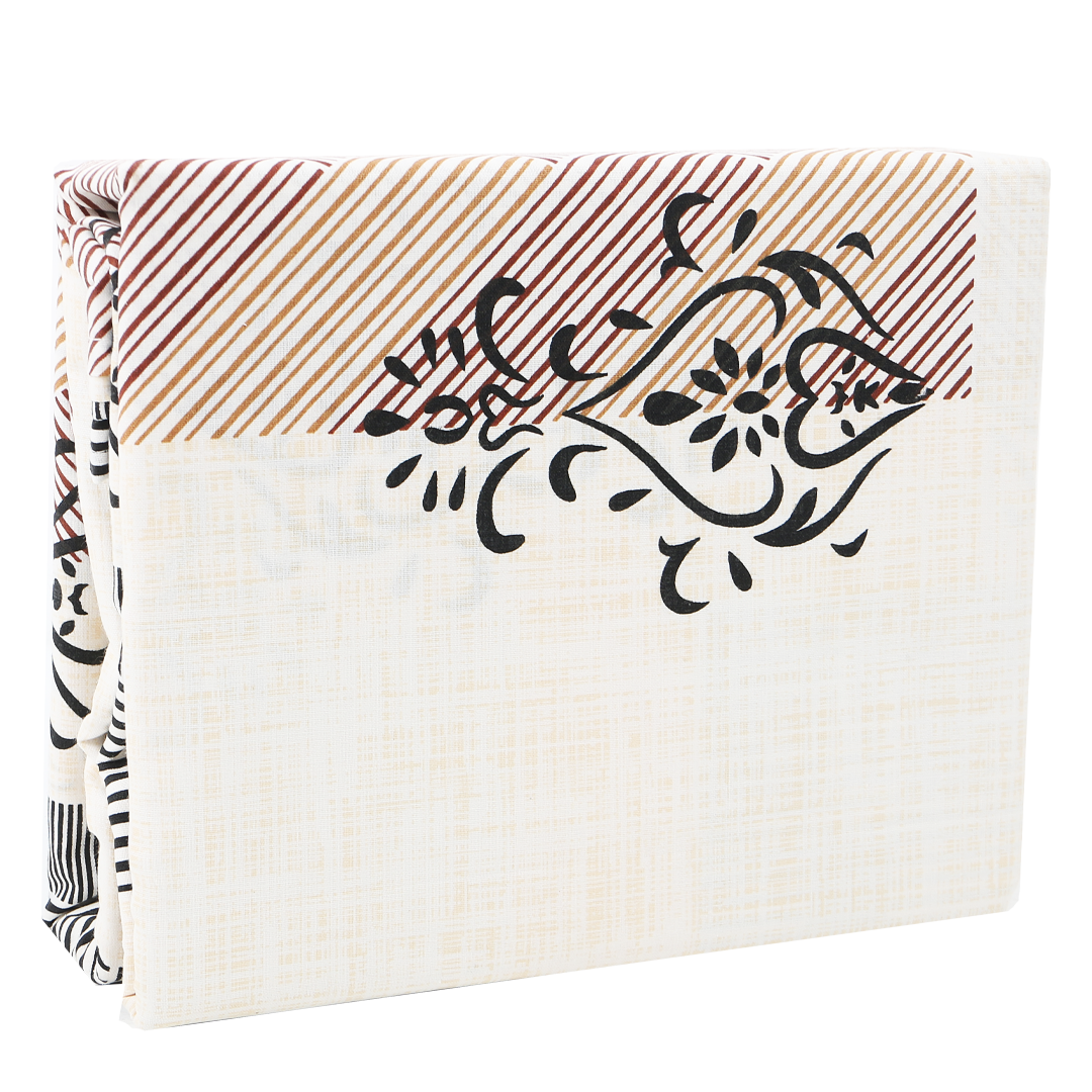 Knotco Printed Cotton Rich Bedsheet Set TC-150