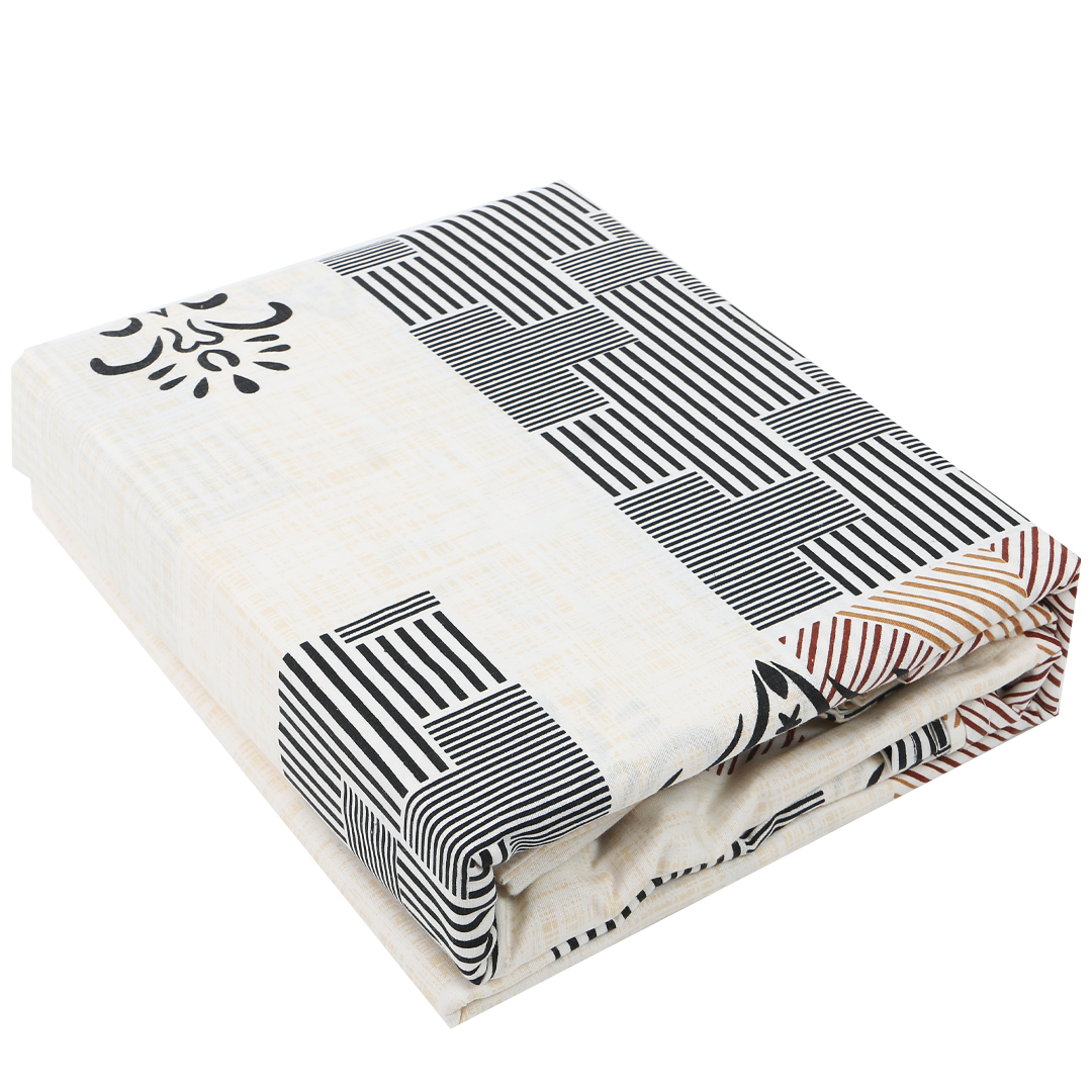 Knotco Printed Cotton Rich Bedsheet Set TC-150
