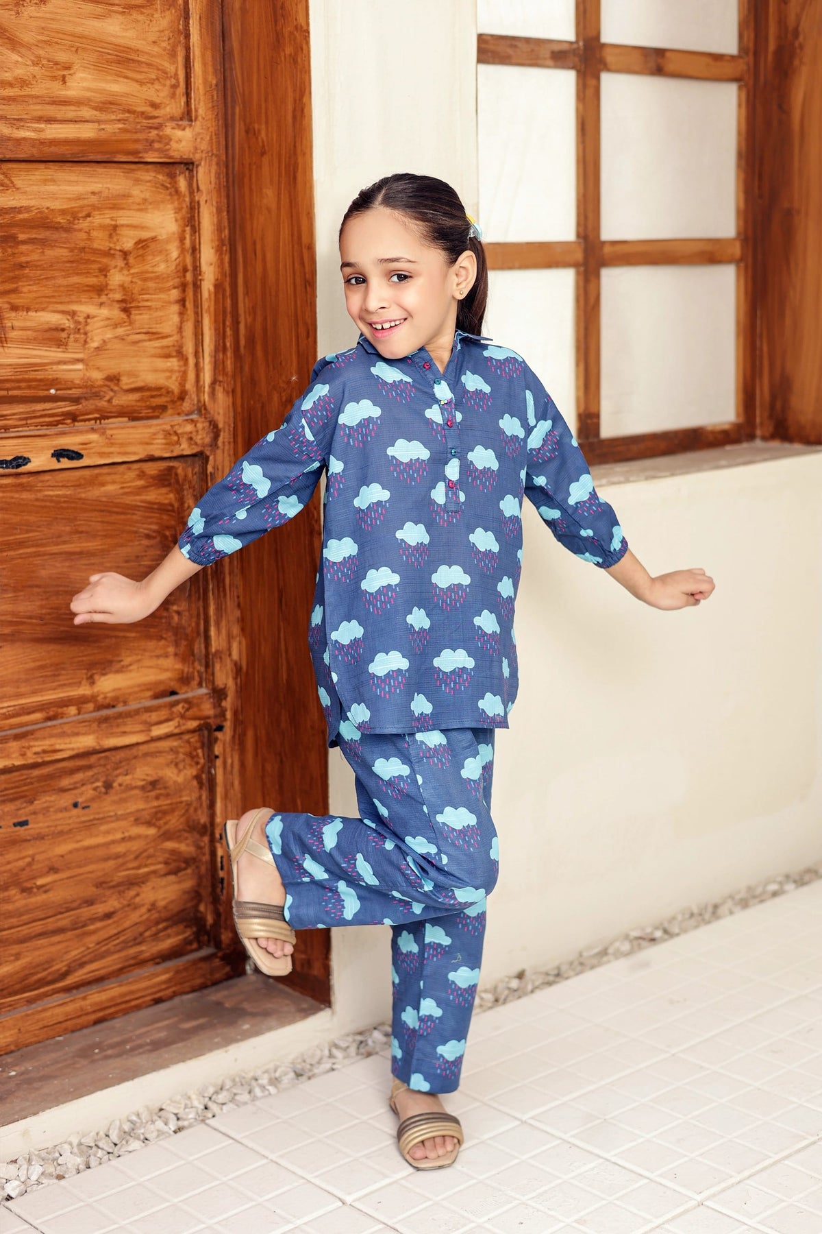 2 PIECE LAWN FUSION SUIT
