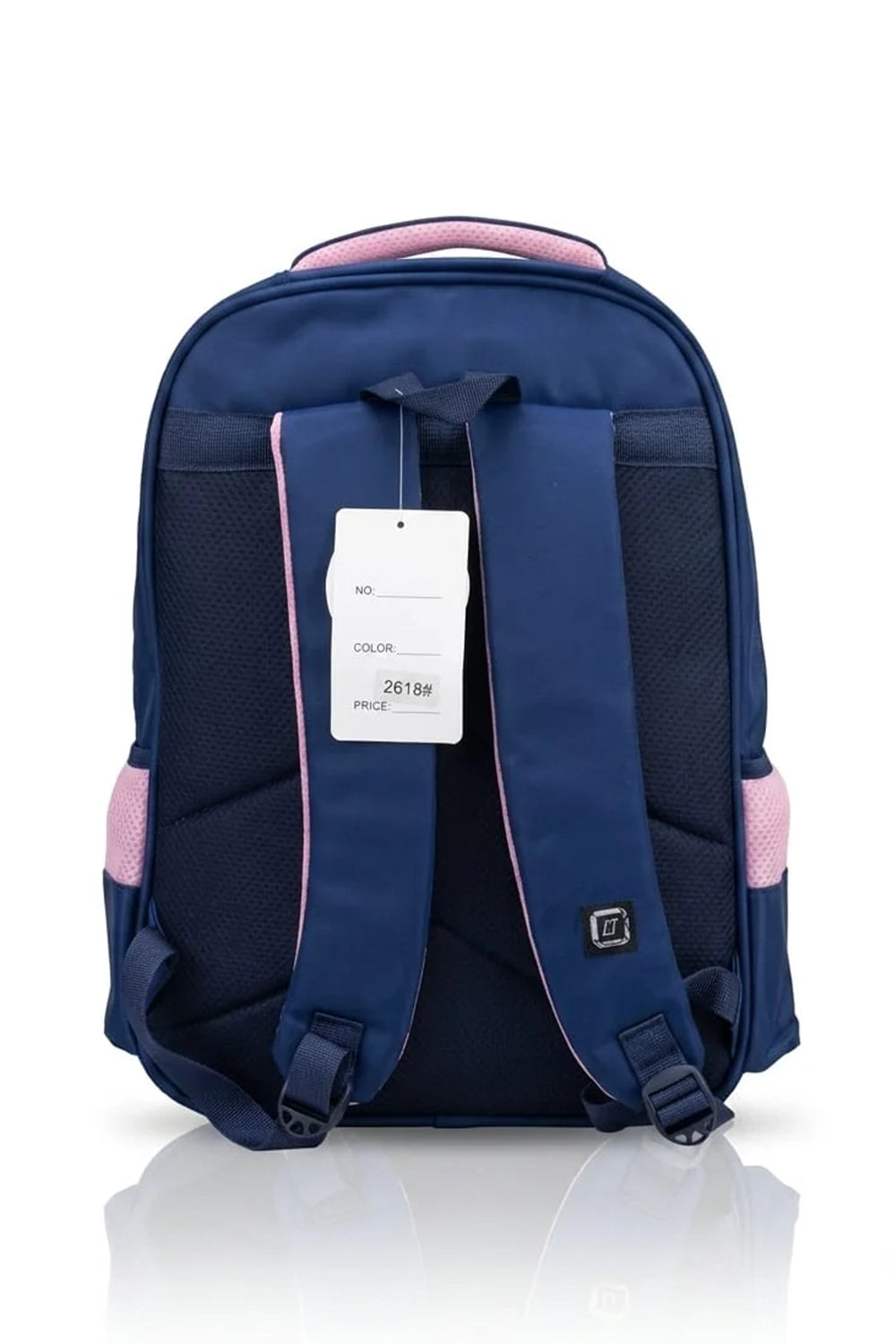 Floral & Stickers 3D School Backpack for Girls